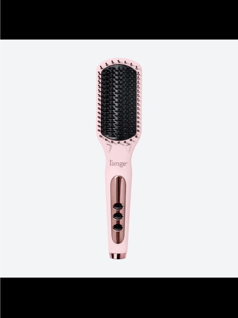 NWT L’ange Le Vite - Rose Pink Heated Paddle Brush